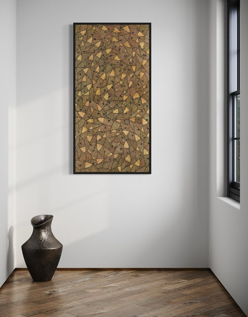 Copper Sardines | Framed Giclee Print on Canvas